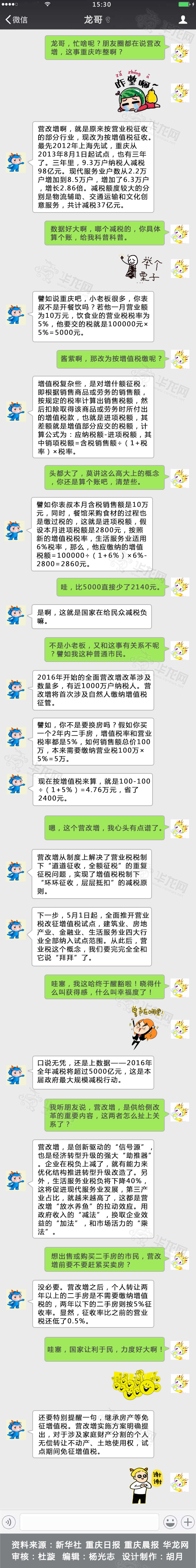 [治國(guó)理政新實(shí)踐·重慶篇]來漲姿勢(shì) “營(yíng)改增”在重慶改得咋樣了？
