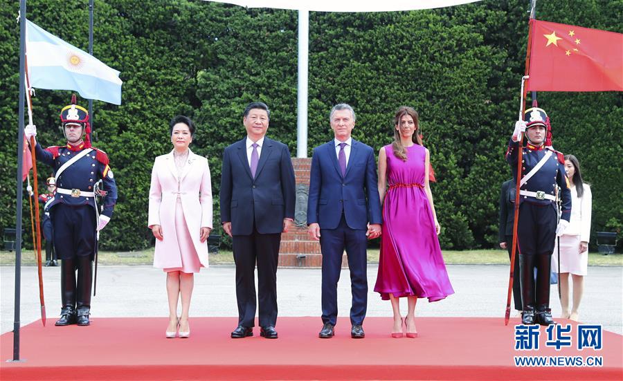 習(xí)近平同阿根廷總統(tǒng)馬克里舉行會談