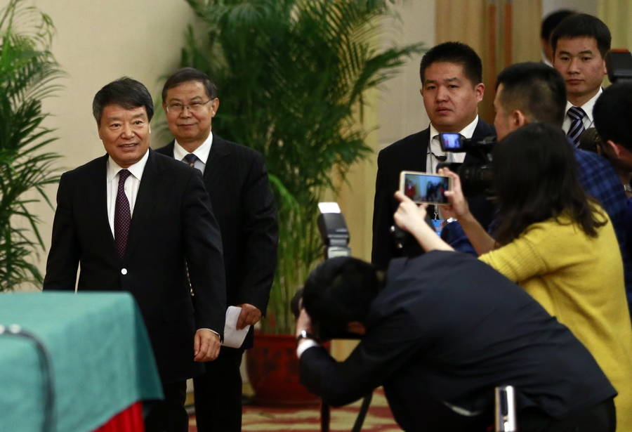 十二屆全國(guó)人大四次會(huì)議舉行記者會(huì)