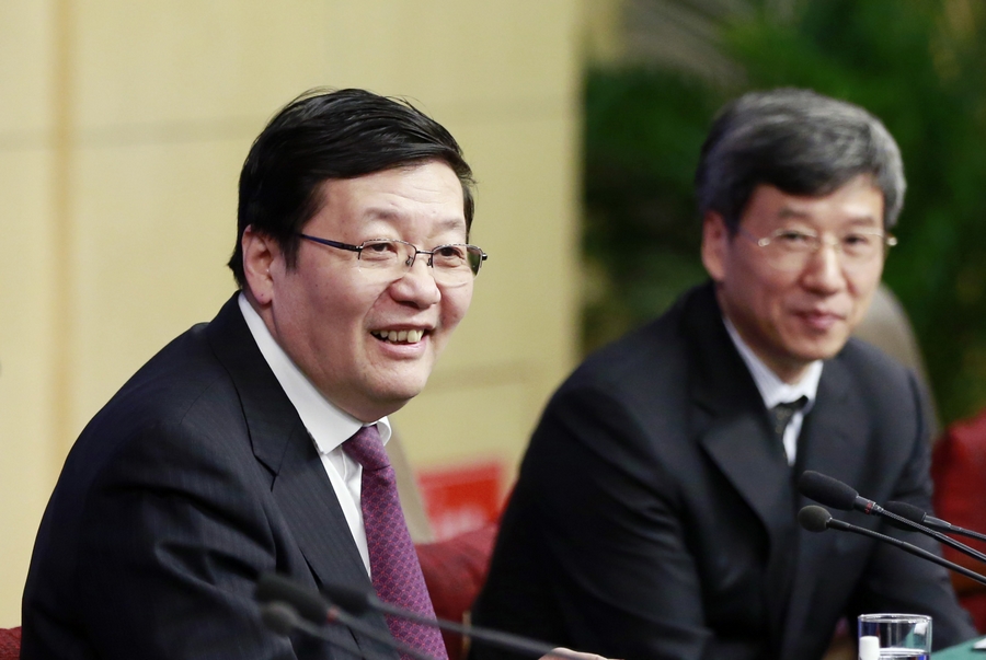 財(cái)政部部長樓繼偉等就“財(cái)政工作和財(cái)稅改革”答記者問