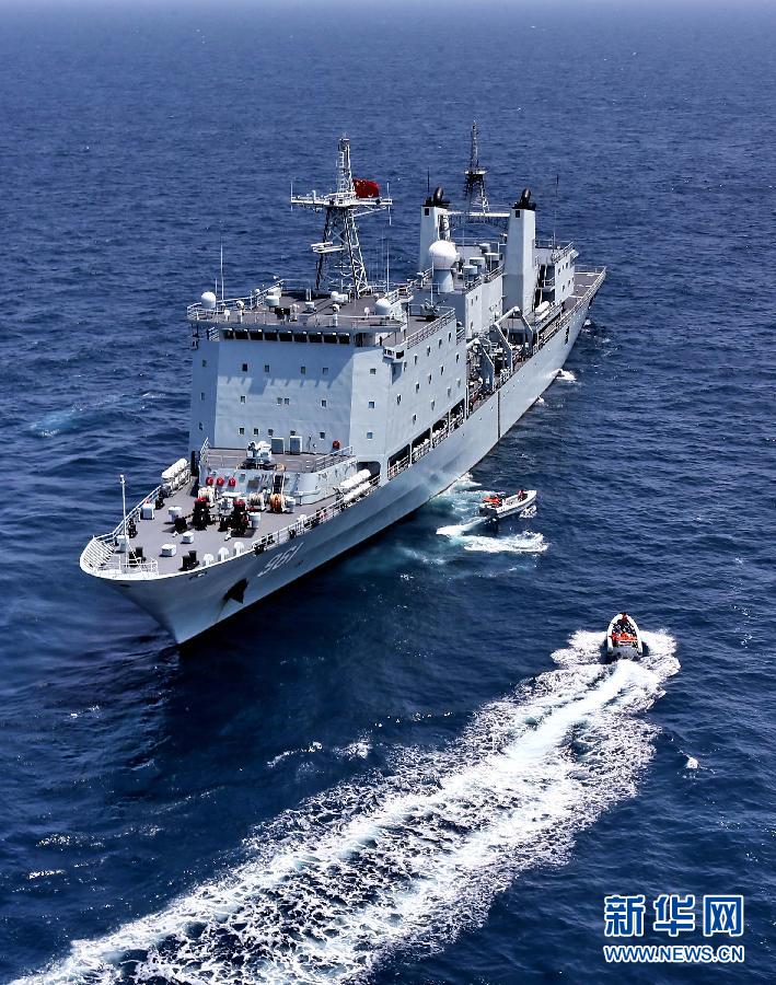 中俄“海上聯合—2016”軍事演習舉行海上聯合行動演練