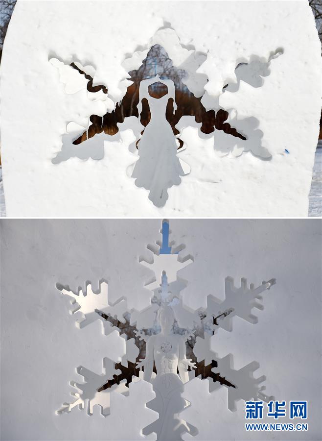 雪博會(huì)雪雕：從“精致”美到“抽象”美