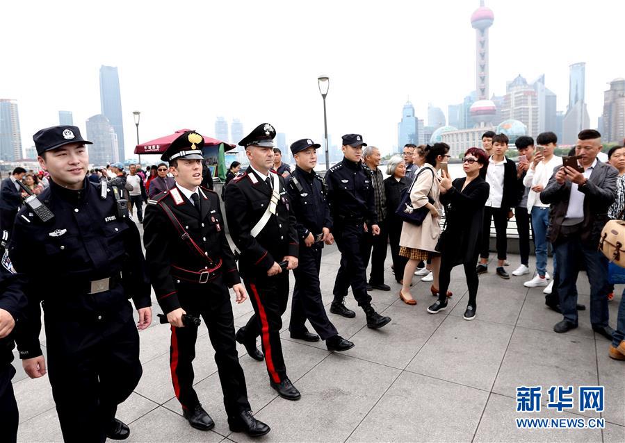 中意警方在滬聯合巡邏