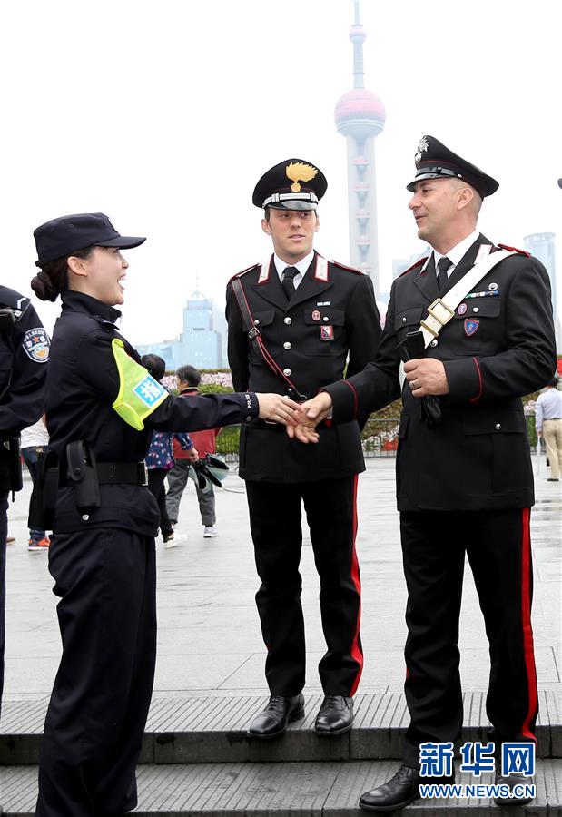 中意警方在滬聯合巡邏