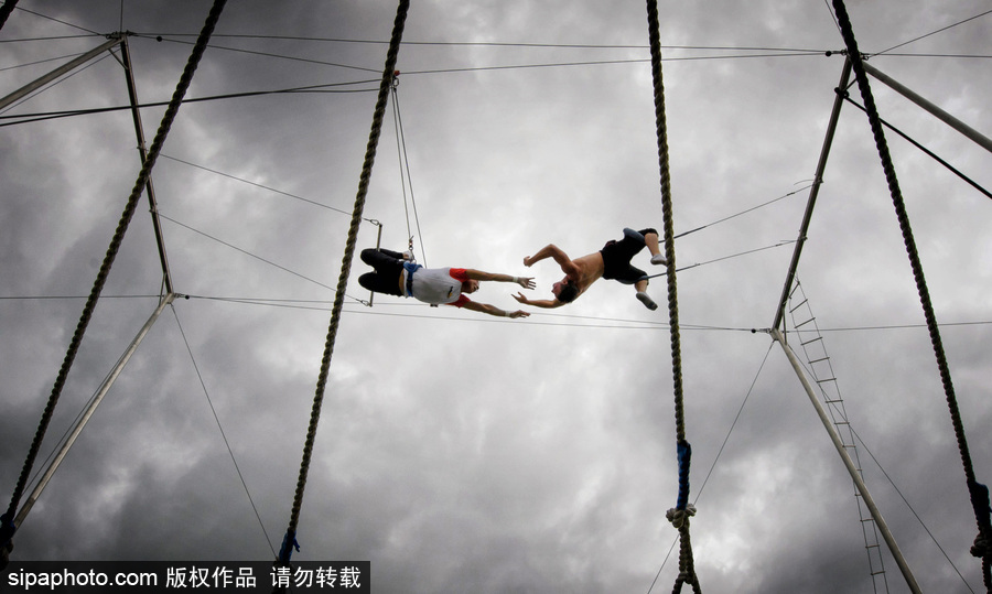 想成為空中飛人嗎？美國圣克羅伊島開設高空秋千訓練營