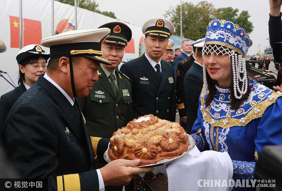 中國海軍明星艦艇抵達波羅的海開啟中俄軍演