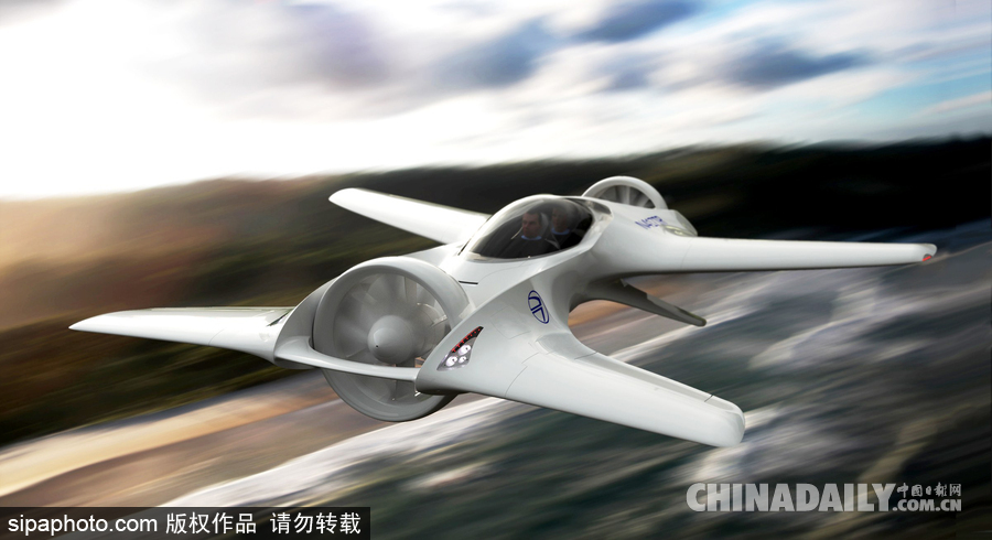 坐汽車也能上天了！飛行汽車問(wèn)世炫酷十足