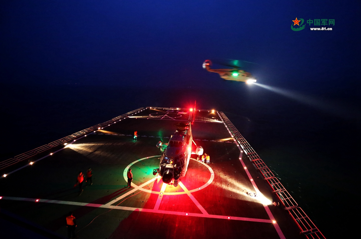 立體投送登陸 我海軍艦、機、艇協同出擊