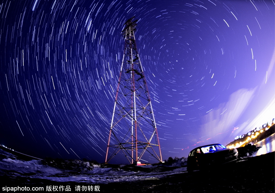 俄羅斯海參崴上空現雙子座流星雨 盛大壯觀宛如仙境