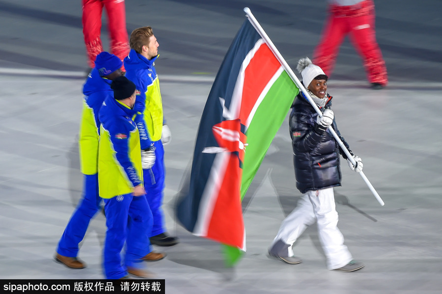 冰雪運動魅力無限！盤點平昌冬奧會開幕式上那些“特殊”參賽國