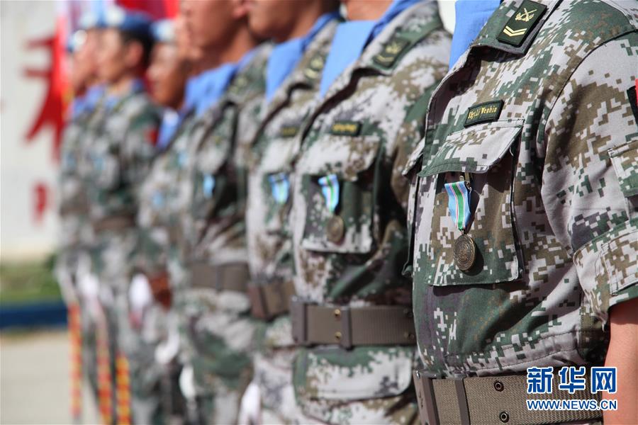 中國赴黎維和官兵榮獲聯(lián)合國“和平榮譽勛章”