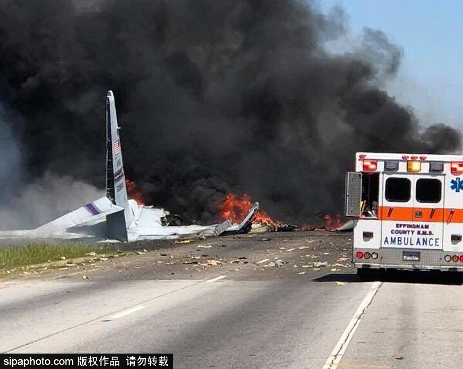 格魯吉亞一架空軍運輸機墜毀 至少5名國民警衛(wèi)隊隊員死亡
