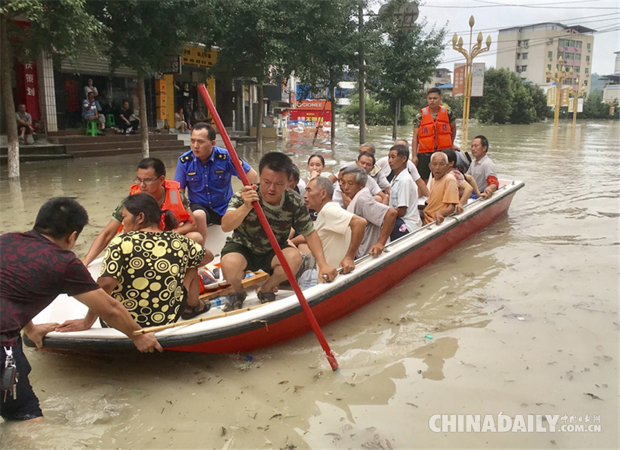 重慶長(zhǎng)江、嘉陵江、涪江洪水過(guò)境