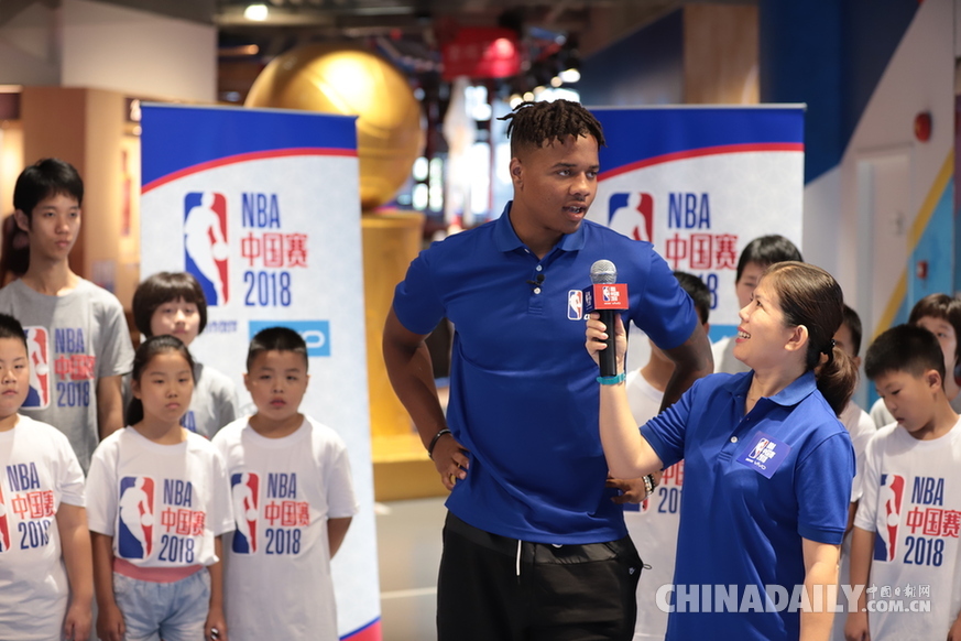 NBA中國賽腳步臨近，2017 NBA選秀狀元富爾茨現身上海