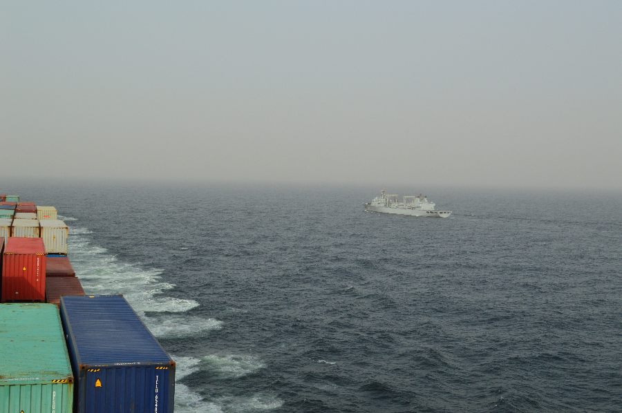 中國海軍濱州艦亞丁灣護航：如遇緊急情況，可隨時呼叫