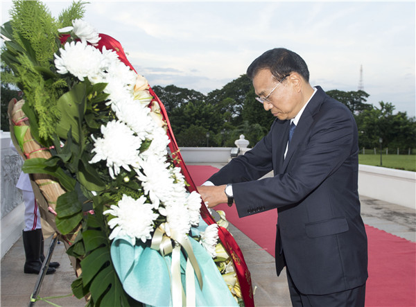 李克強總理正式訪問老撾 雙方將穩步推進中老鐵路等大項目建設