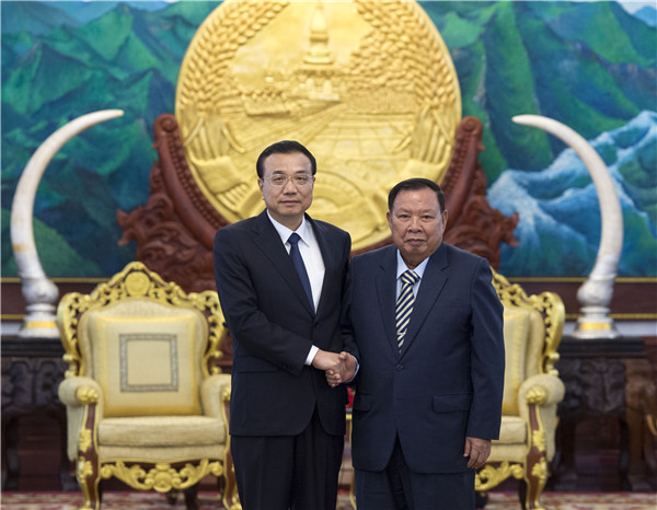 李克強總理正式訪問老撾 雙方將穩步推進中老鐵路等大項目建設